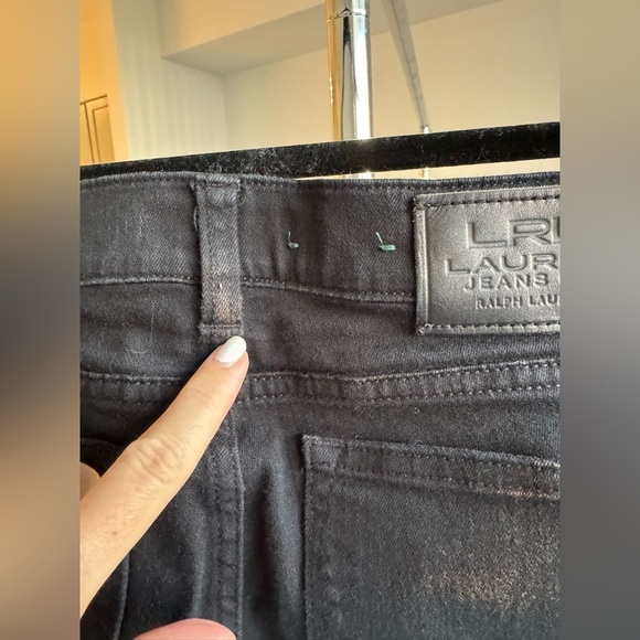 LRL Lauren Jeans Co Ralph Lauren Black Jeans Size 2P - Picture 6 of 8